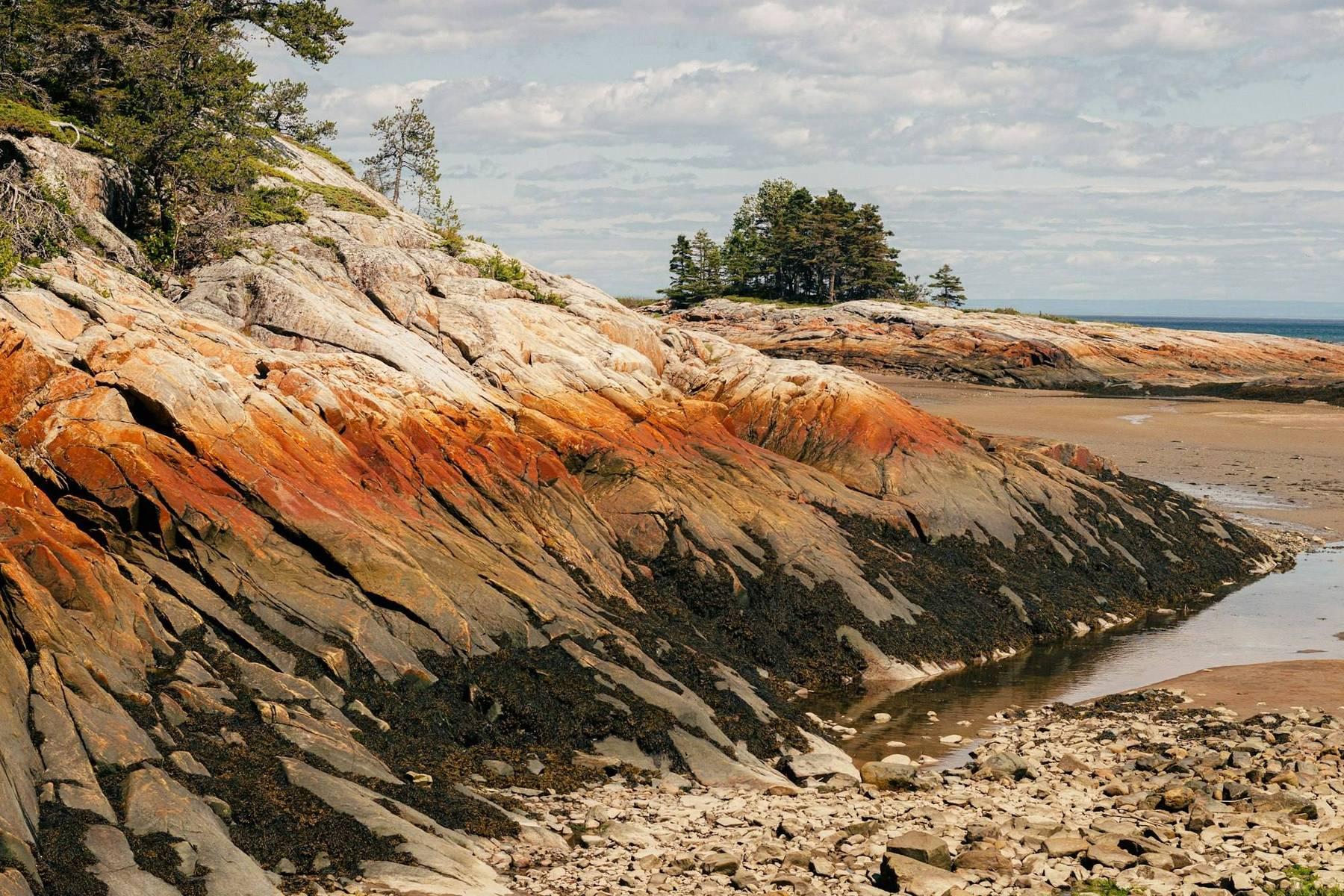 Paysage de la Côte-Nord, au bord du fleuve Saint-Laurent.